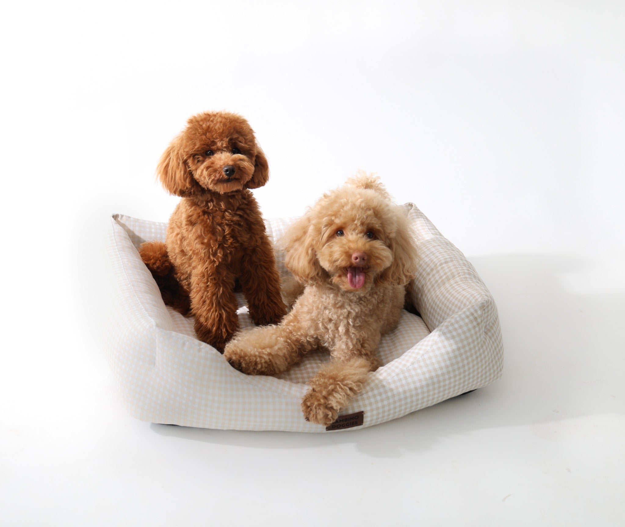 Cama para perros Vichy beige - BAMBINO DOGGIES