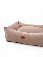 CAMA PARA PERROS DESENFUNDABLE PANA MARRÓN