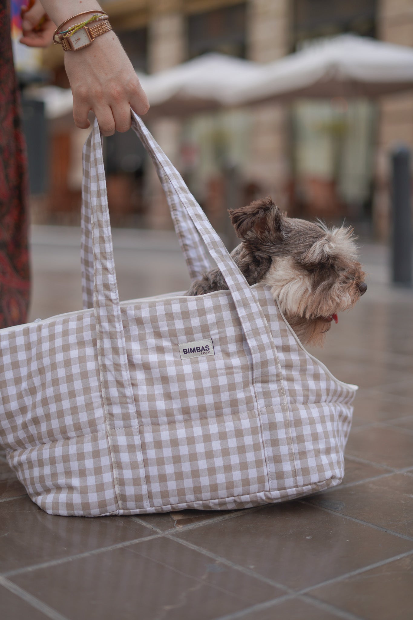 Transportin para perros vichy