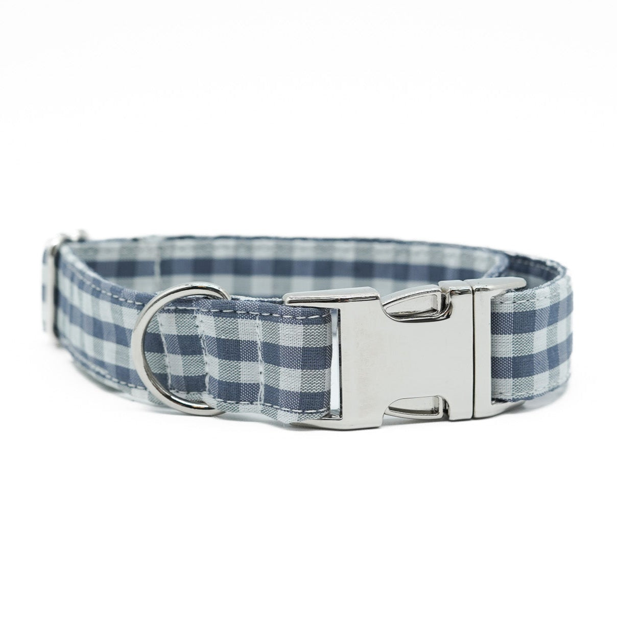 COLLAR PARA PERROS VICHY GRIS