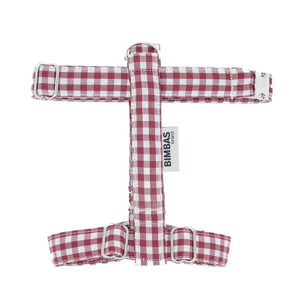 ARNÉS EN H VICHY GRANATE