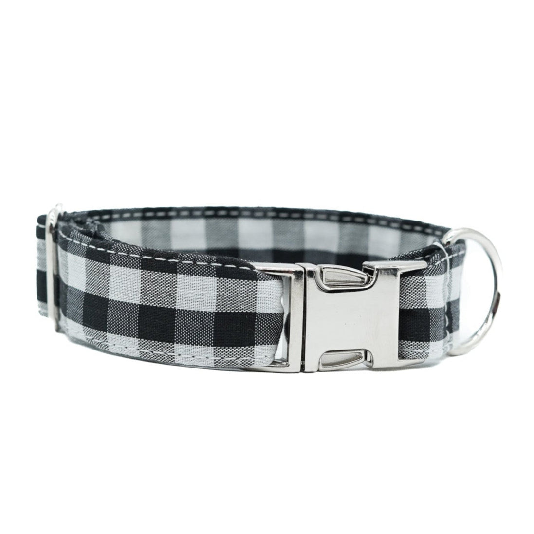 Collar para perros Vichy negro