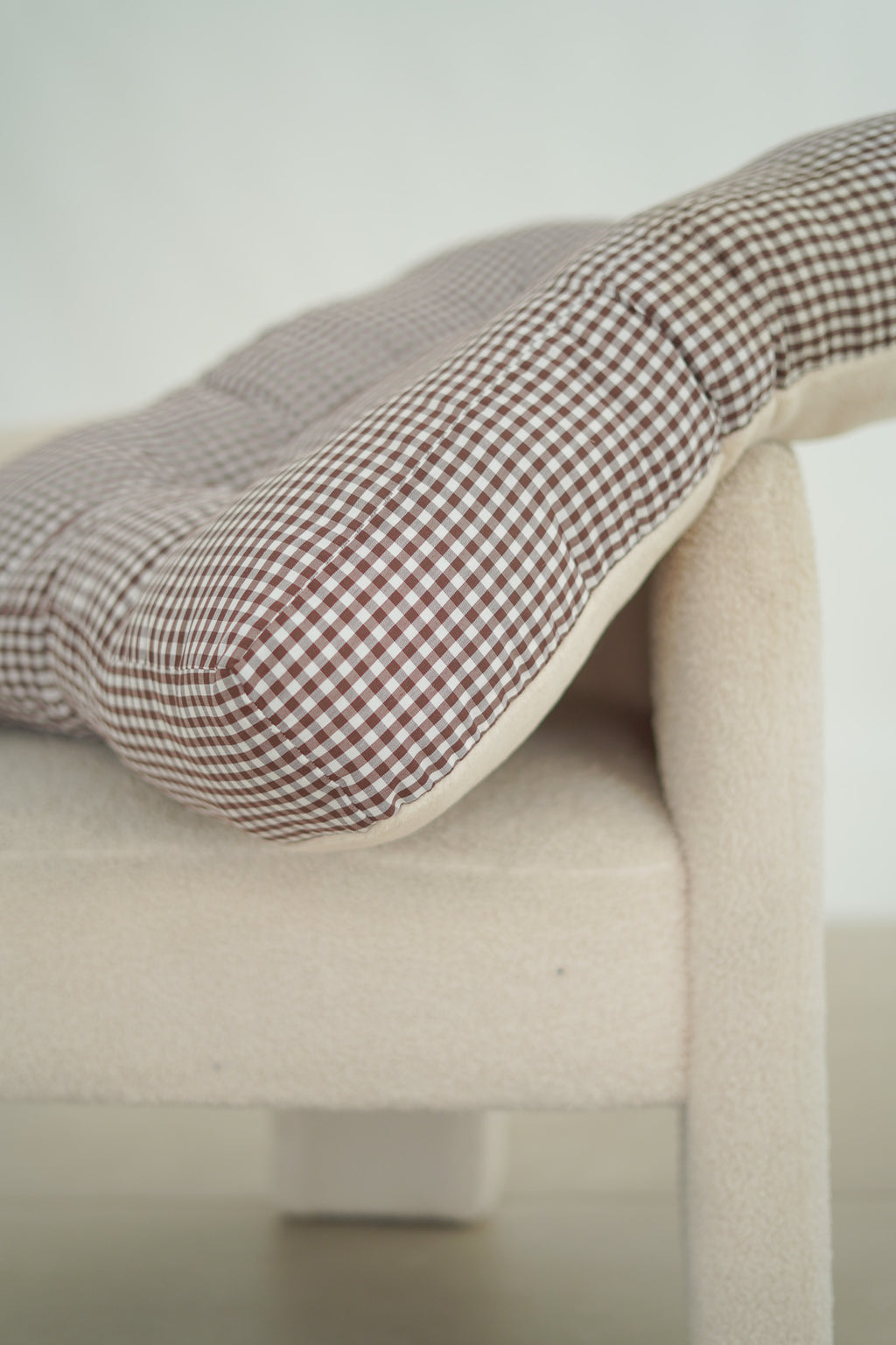 CAMA PARA PERROS VICHY MARRÓN