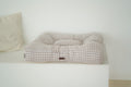 CAMA PARA PERROS VICHY BEIGE