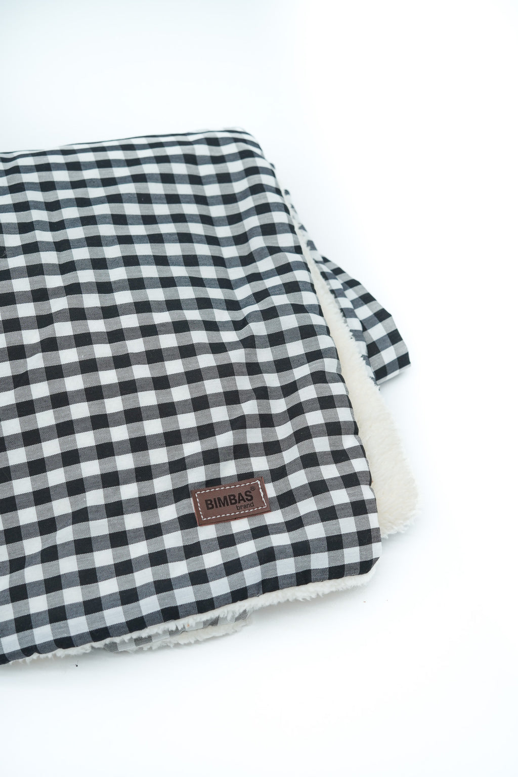 MANTA PARA PERROS VICHY NEGRO