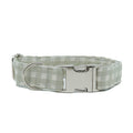 COLLAR PARA PERROS VICHY PASTEL