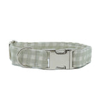 COLLAR PARA PERROS VICHY PASTEL
