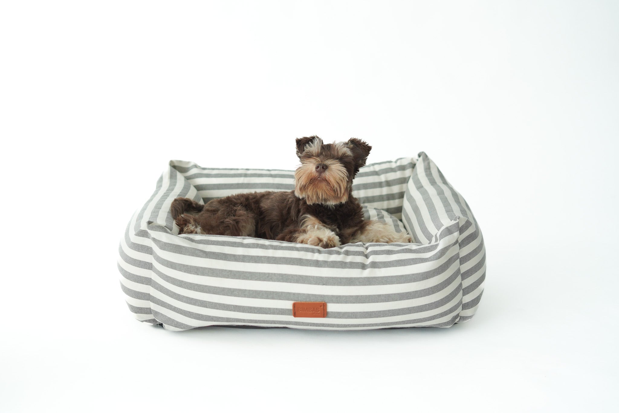 CAMA PARA PERROS DESENFUNDABLE STRIPES