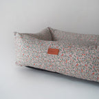 CAMA PARA PERROS DESENFUNDABLE FLORES