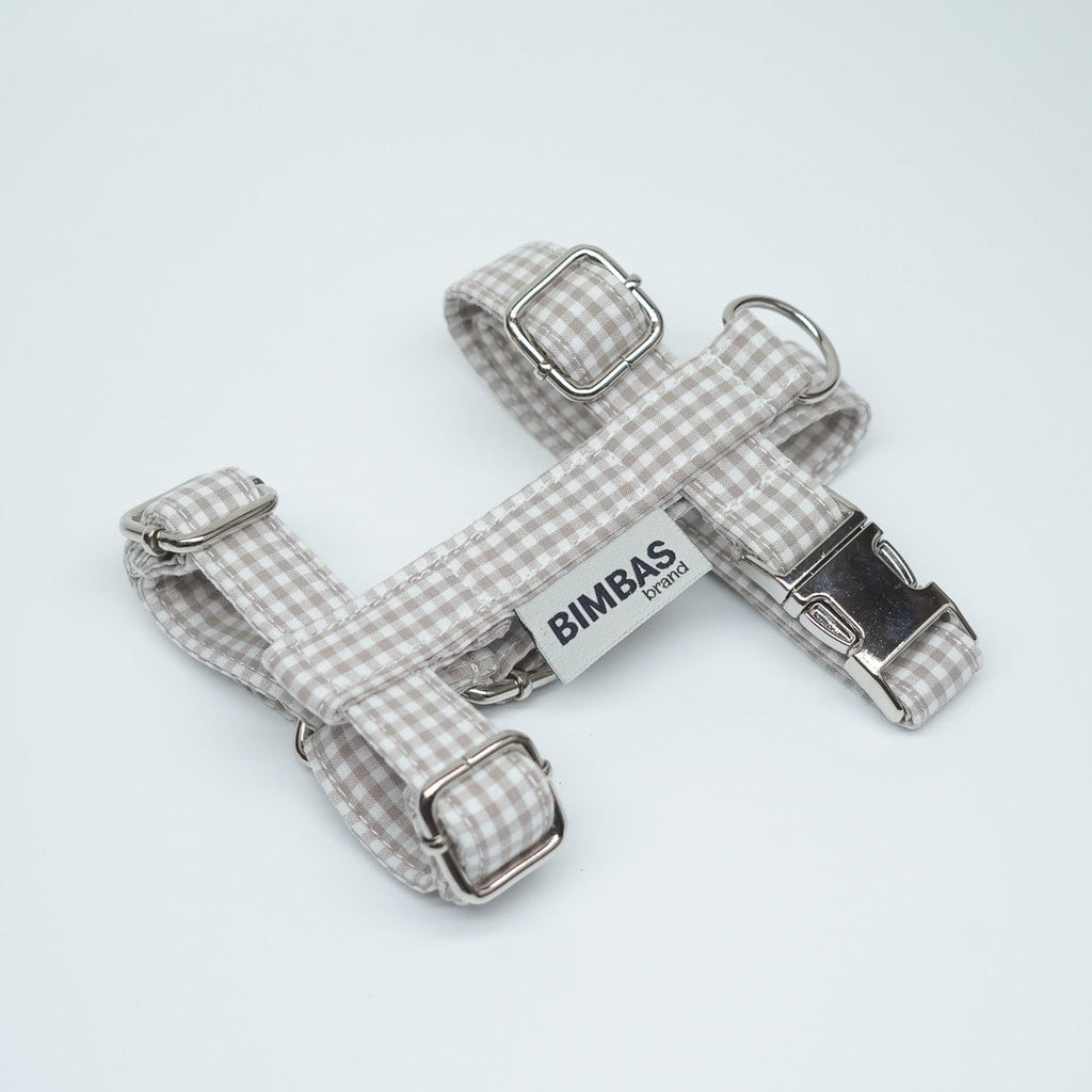 ARNÉS EN H VICHY BEIGE