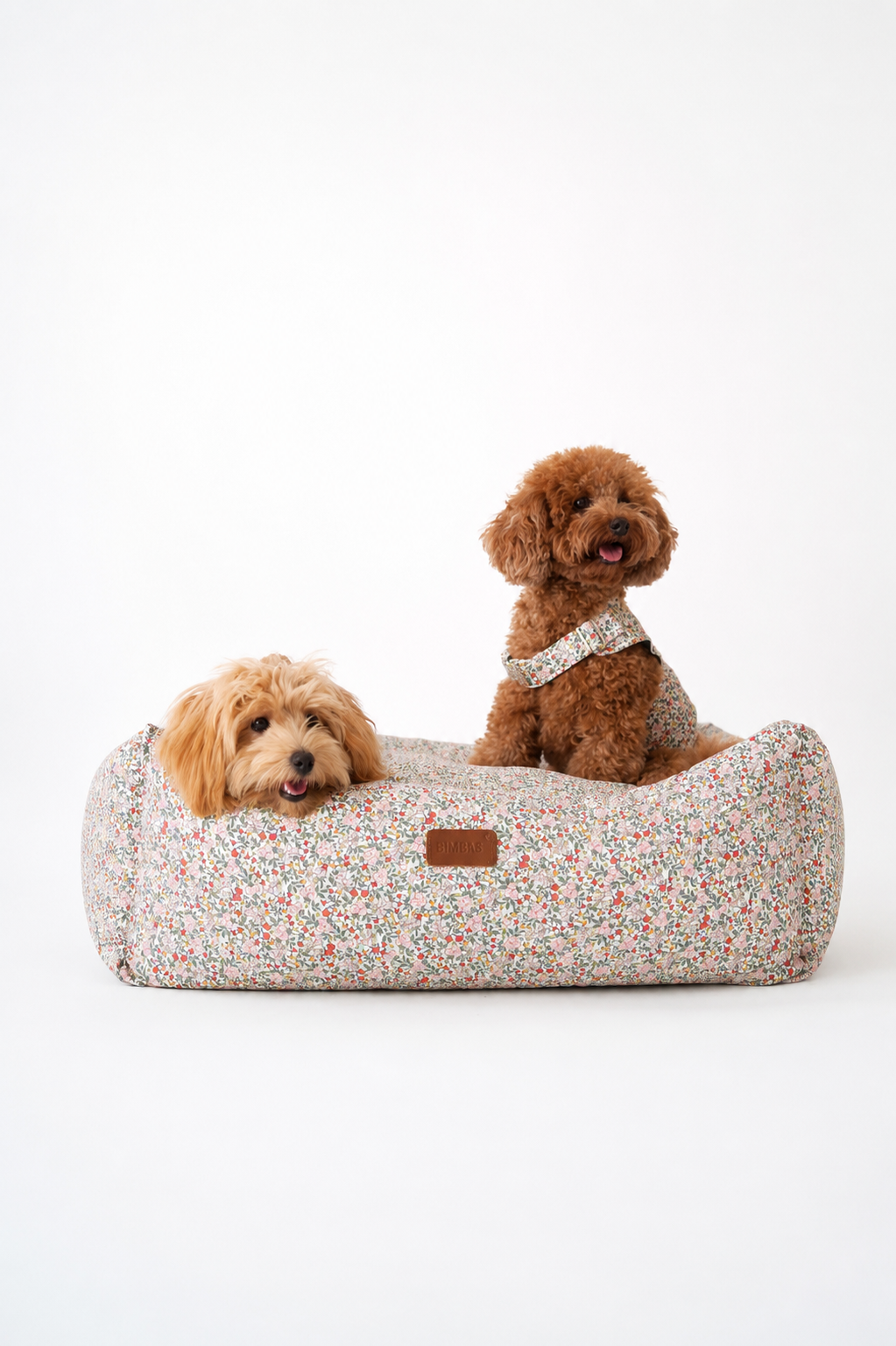 CAMA PARA PERROS DESENFUNDABLE FLORES