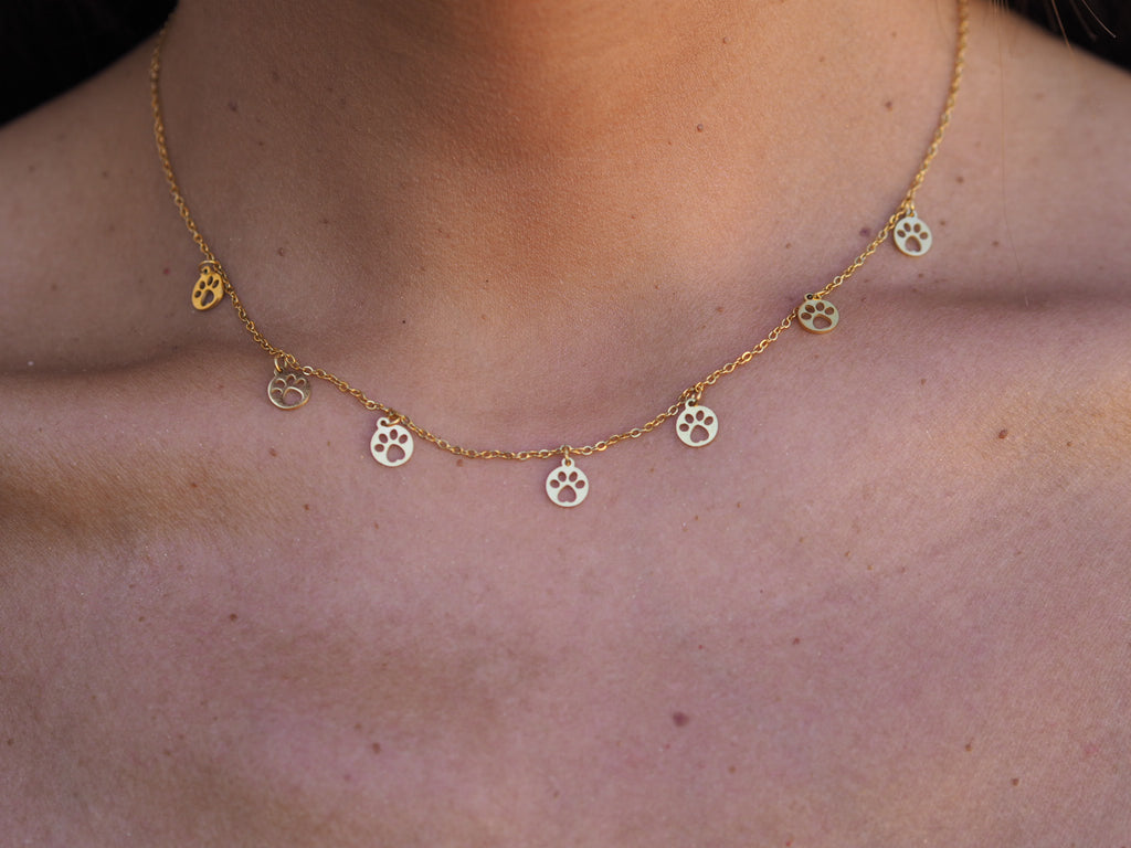 COLLAR HUELLAS PERRO