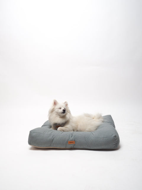 Cama para perros Vichy oliva