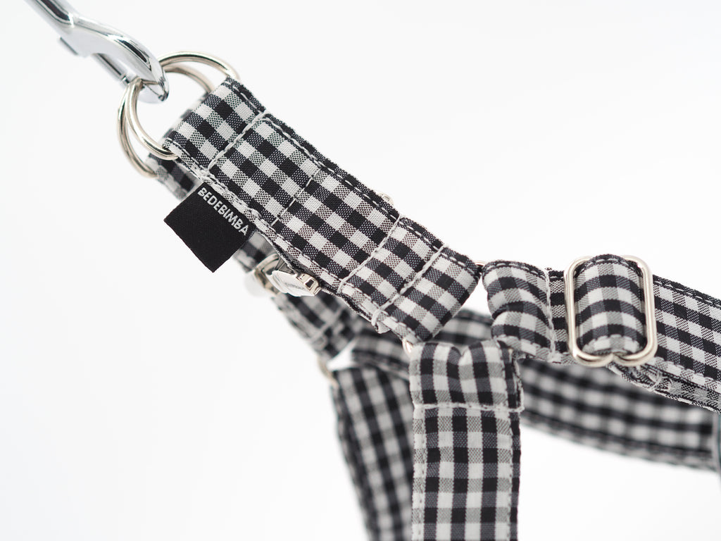 ARNÉS EN Y VICHY NEGRO