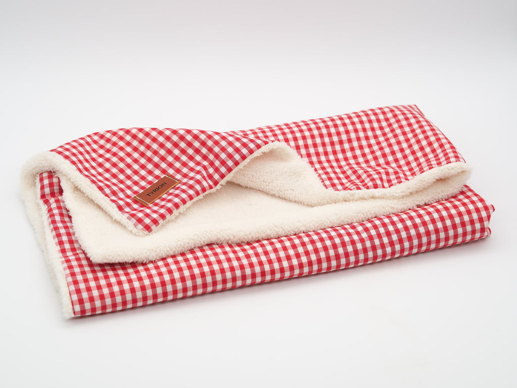 MANTA PARA PERROS VICHY PERSONALIZADA