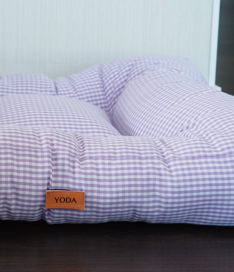 Cama para perros Vichy lila