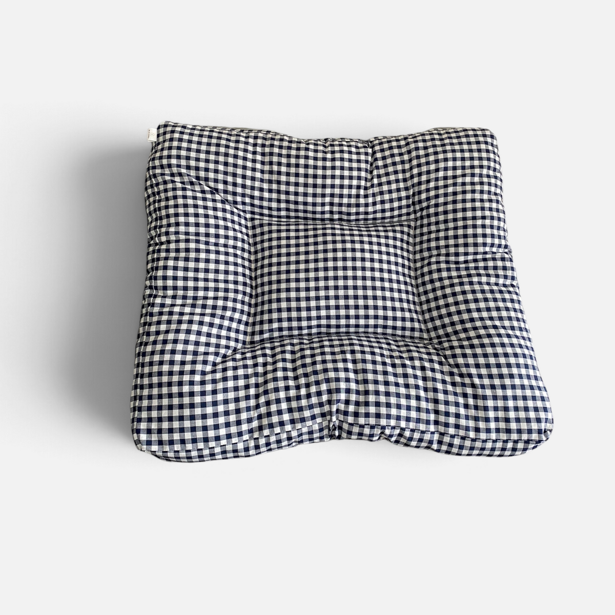 Cama para perros reversible Vichy negro