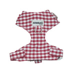 ARNÉS PARA PERROS VICHY GRANATE