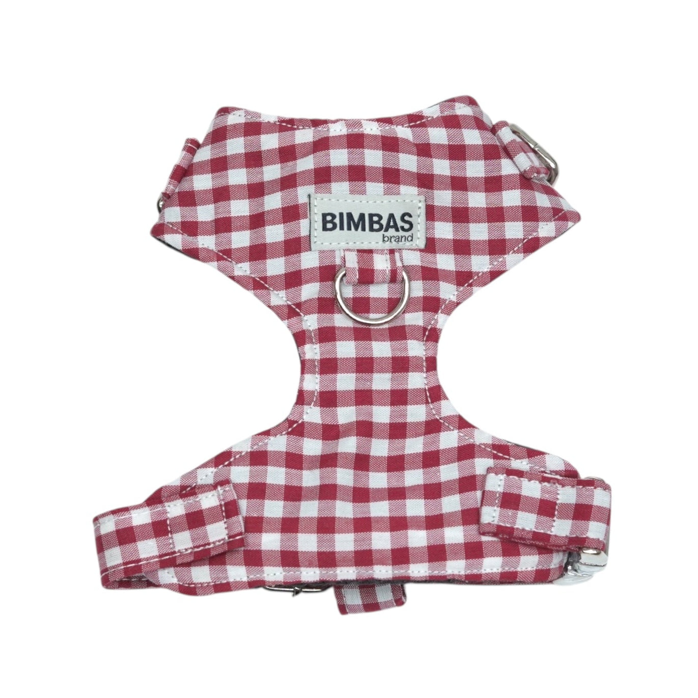 ARNÉS PARA PERROS VICHY GRANATE