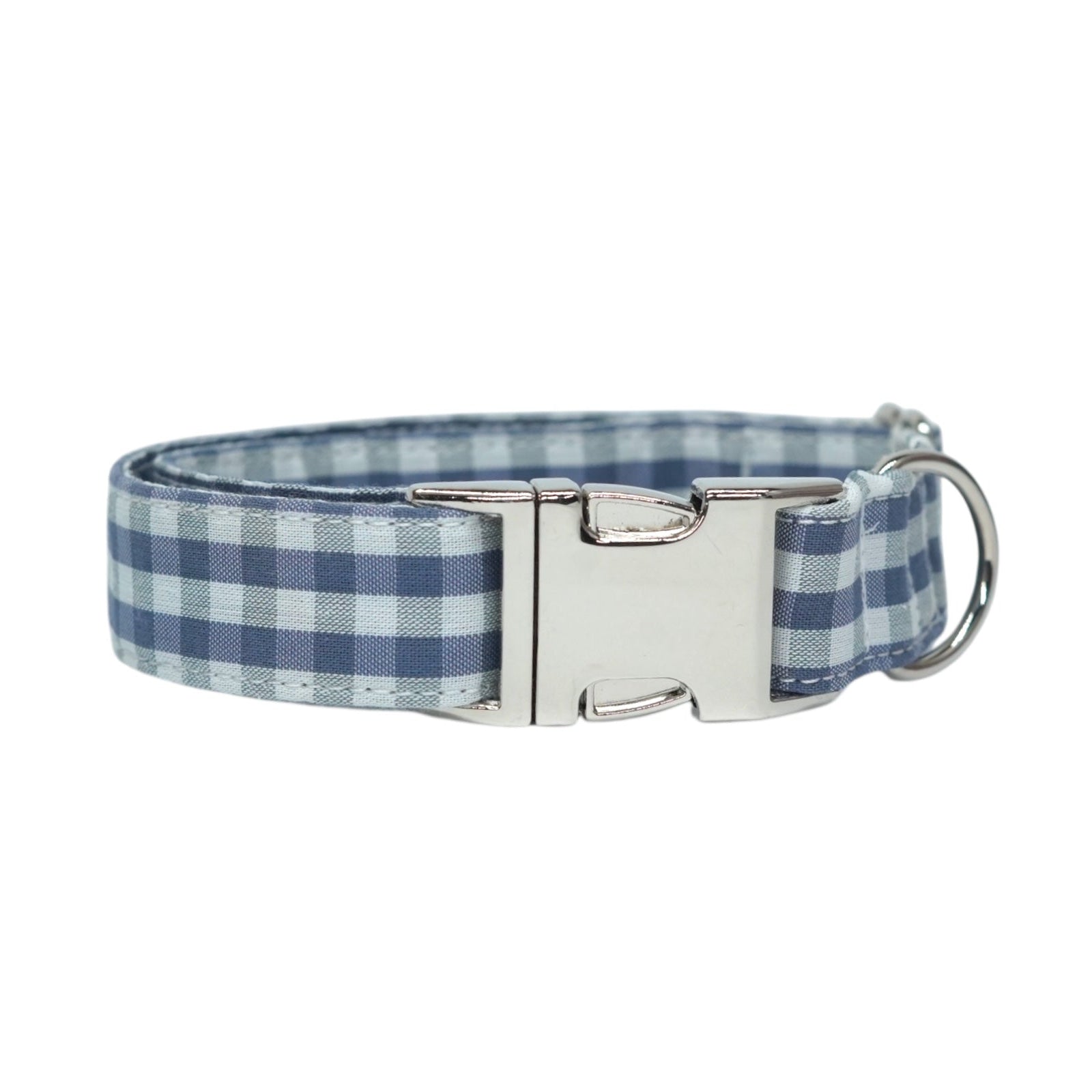 COLLAR PARA PERROS VICHY GRIS