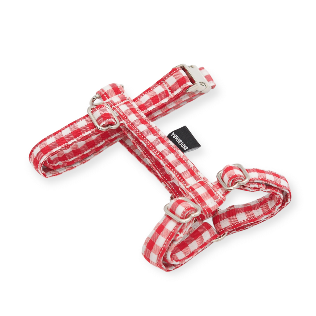 ARNÉS EN H VICHY ROJO