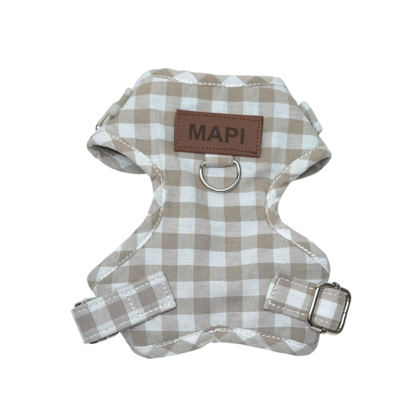 Arnés para perros vichy personalizado