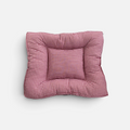 Cama para perros reversible Vichy granate