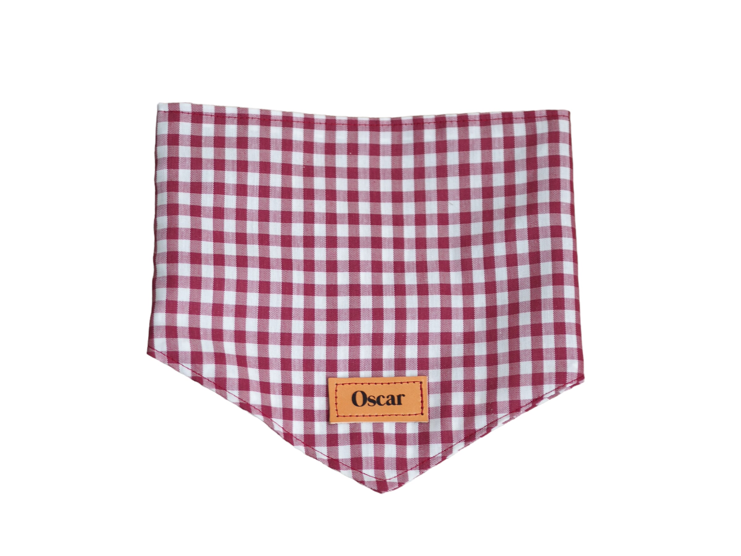 BANDANA PARA PERROS VICHY PERSONALIZADA