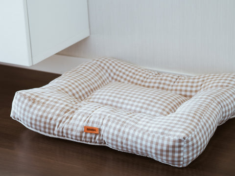 Cama para perros Vichy beige